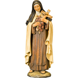 Santa Teresita del Niño Jesús (rosas + cruz)
